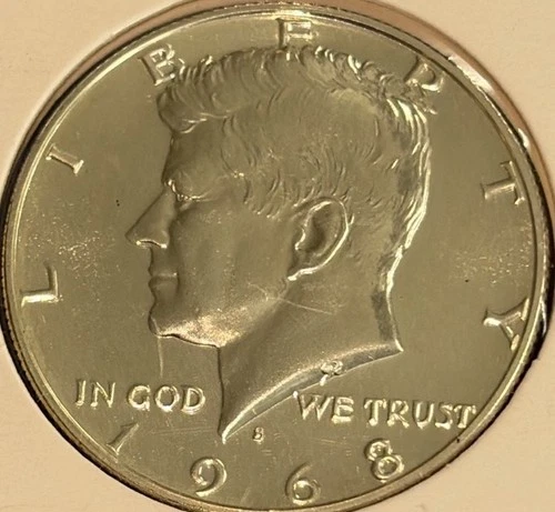 **1968 S 50C Kennedy Half Dollar Proof 40% Silver. **Free Shipping**