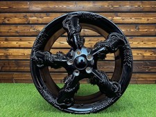 4X R19" 5X108 Black Dragon Style Black Gloss ET40 Wheels: Fits Land Rover Evoque