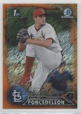2016 Bowman Orange Shimmer Refractor 24/25 Daniel Ponce de Leon Poncedeleon 0t2