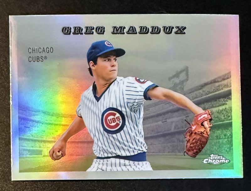 2025 Topps Chrome Platinum Greg Maddux #55RS-16 Rails And Sails (OP1)