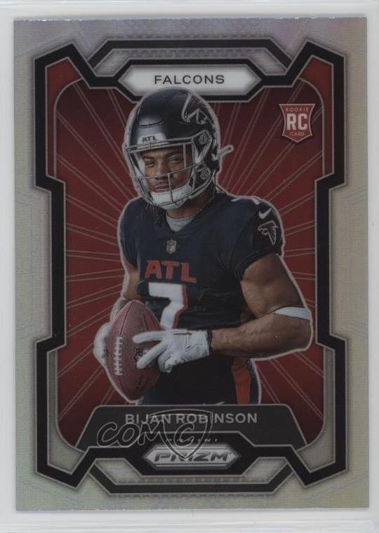 2023 Panini Prizm Variation Silver Bijan Robinson #305 Rookie RC 1b8