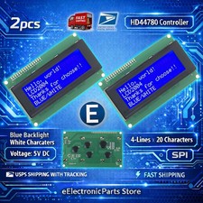 2pcs LCD 2004 Blue 20x4 LCD2004 Character Module Display Screen Arduino HD44780
