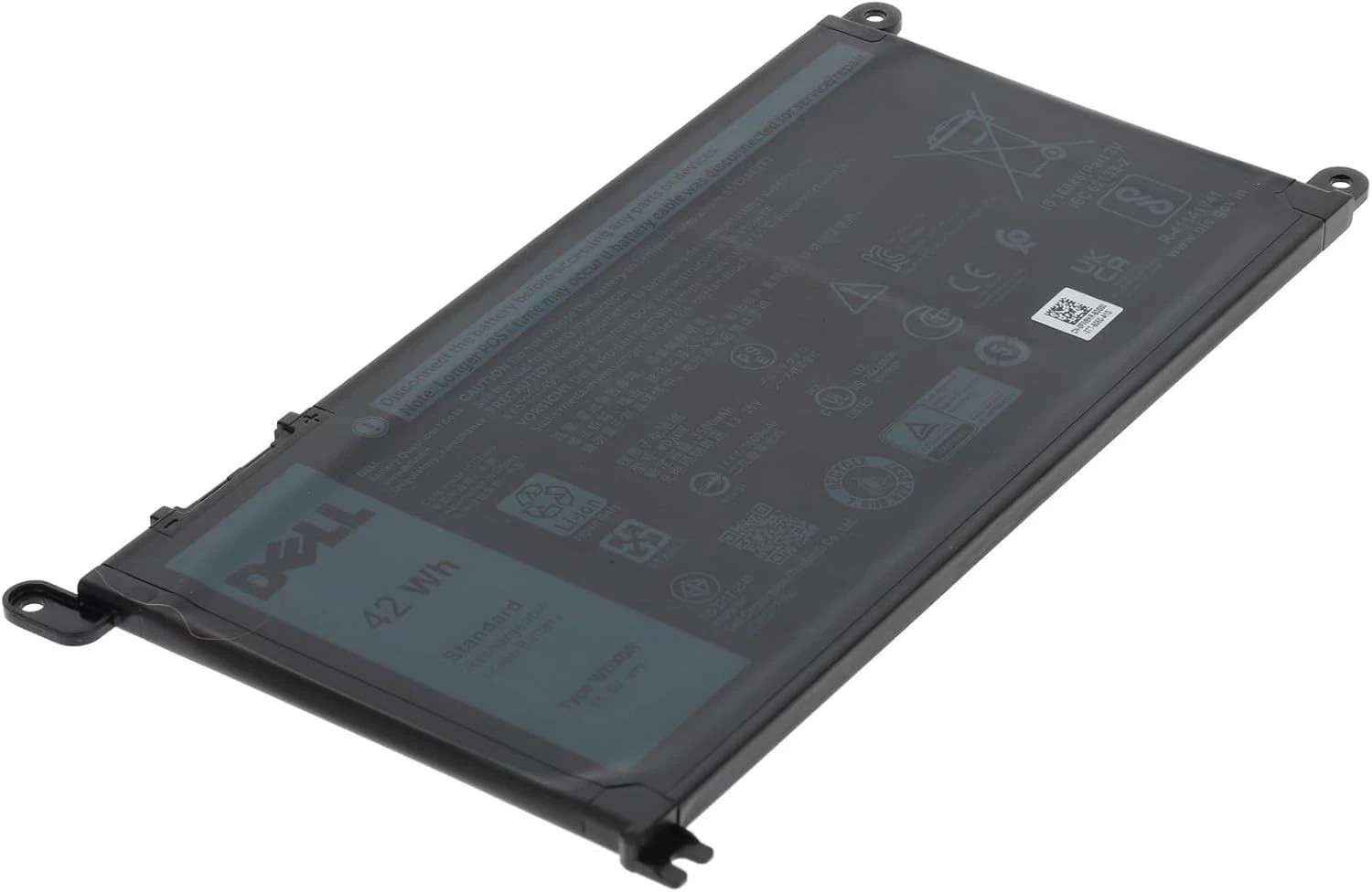 Batteria per portatile DELL, ioni di litio, 3 celle, 42 Wh, mAh 3500