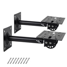 Heavy Duty Speaker Wall Mount Brackets 80 lb Adjustable Swivel
