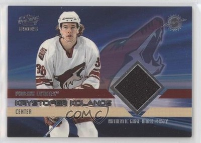 2004-05 Pacific Authentic Game-Worn Jerseys 152/850 Krys Kolanos #30 8d2