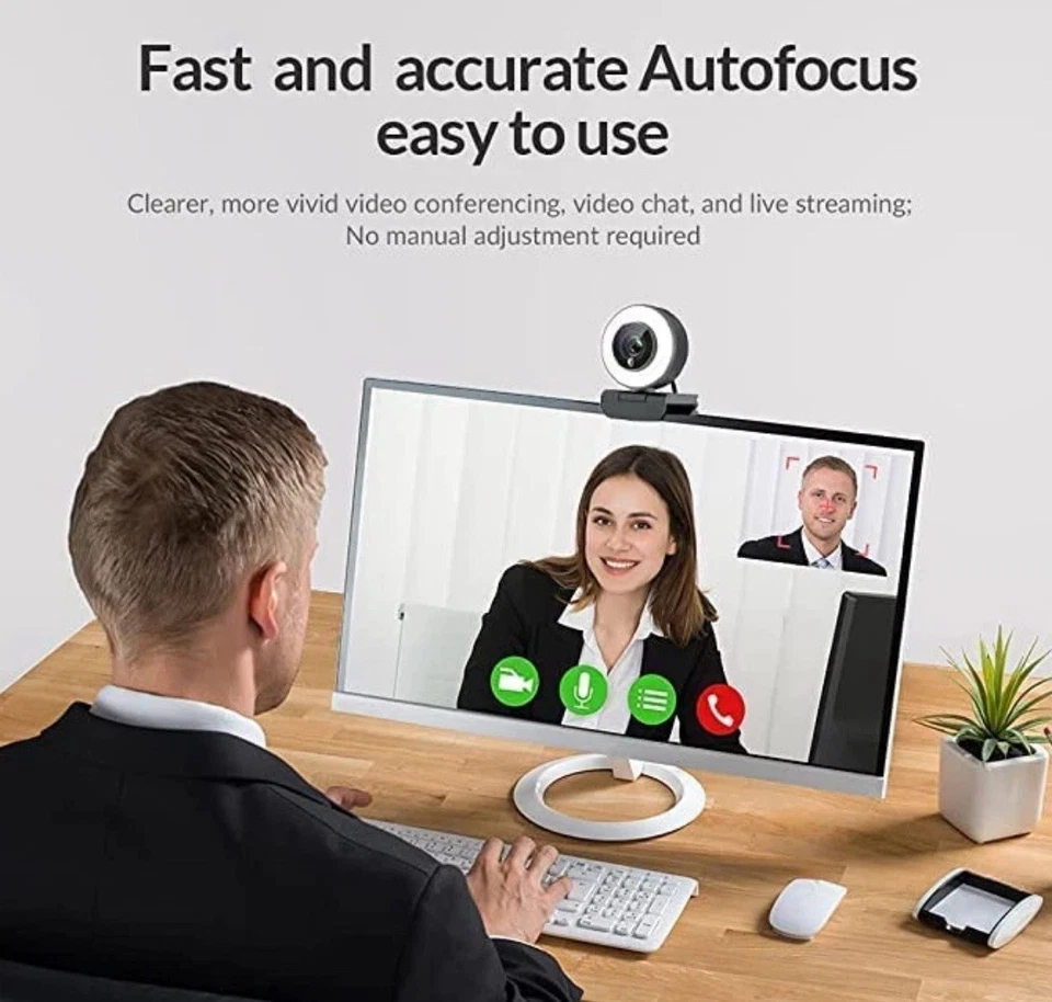 Aoboco Streaming Webcam Mac Stream HD 1080p windows Mac Xbox android NEW - Image 3 of 4