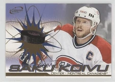 2002-03 Pacific Atomic Cold Fusion Saku Koivu #15 0r6j