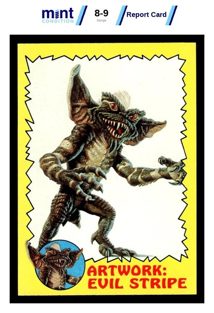 1984 Topps Gremlins Artwork: Evil Stripe 79 Mint MCG 9