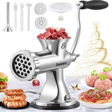 Huanyu Meat Grinder Manual Stainless Steel Hand Meat Grinder Sausage