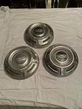 1967-1977 Ford F250 F350 Hubcaps Pickup Truck Van Lot Of 3