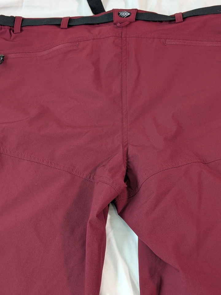 Aerotech Designs Cyclewear Belted Cargo Men's Red Shorts Size 2X - Image 4 of 4