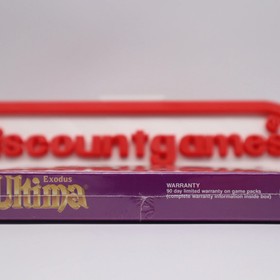 NES Nintendo Game ULTIMA: EXODUS - NEW & Factory Sealed with Authentic H-Seam!