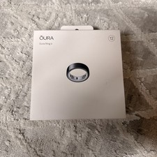 Oura Ring Gen 4 Black , Size 12, Sleep Activity Tracker