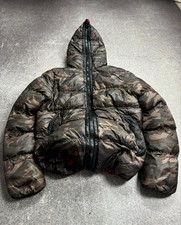 Vintage ReaTree Hysteric Type Army Military Camo Y2K Puffer Jacket With Hood