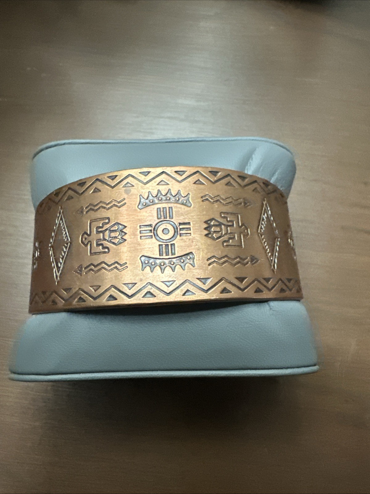 EUC ~Vintage Solid Copper Native American Thunder… - image 1