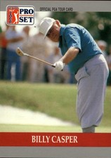1990 Pro Set #81 Billy Casper RC - GOLF