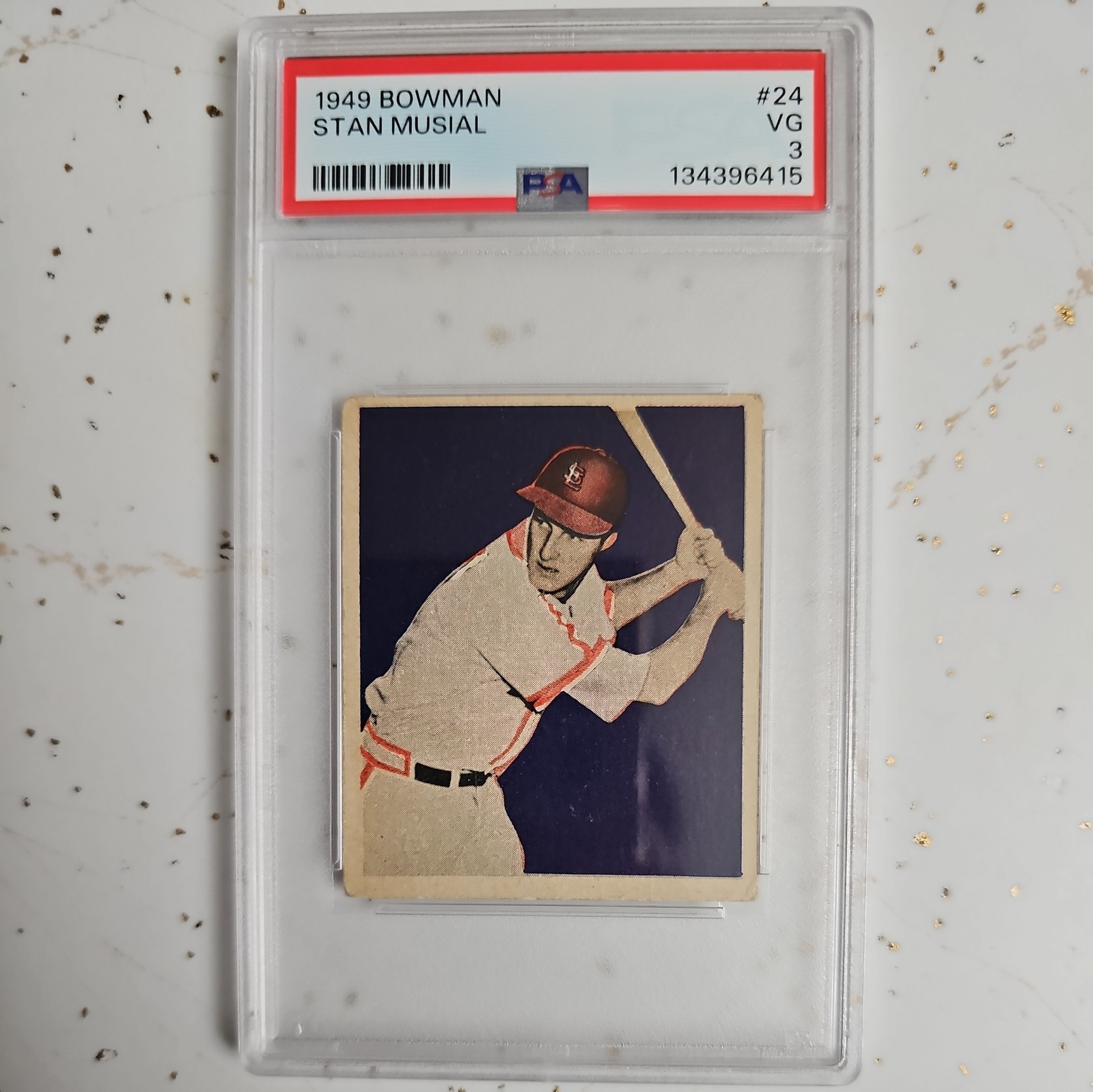 1949 Bowman #24 Stan Musial HOF PSA 3 - VG