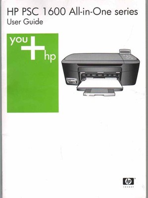 HP PSC 1600 ALL-IN-ONE SERIES USER GUIDE