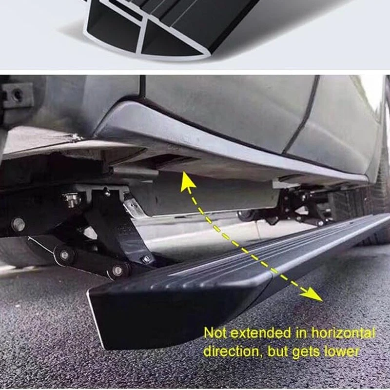 For 2023-24 Land Rover Defender 110 Electric Running Boards Side Steps Nerf Bars Foto 3 de 4