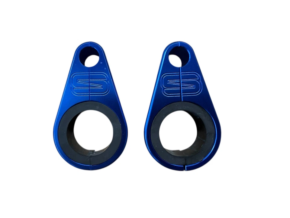 Streamline ATV Brake Line Clamp Blue - Image 2 of 4