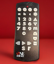 One For All URC2085 Universal Remote Control. OEM. Large Buttons Black Tested.