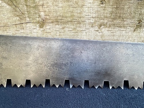 Vintage Brittain Large 2 Man Tree Saw Lumberjack Logging Saw Wall Art Farm Tool - Picture 18 of 20