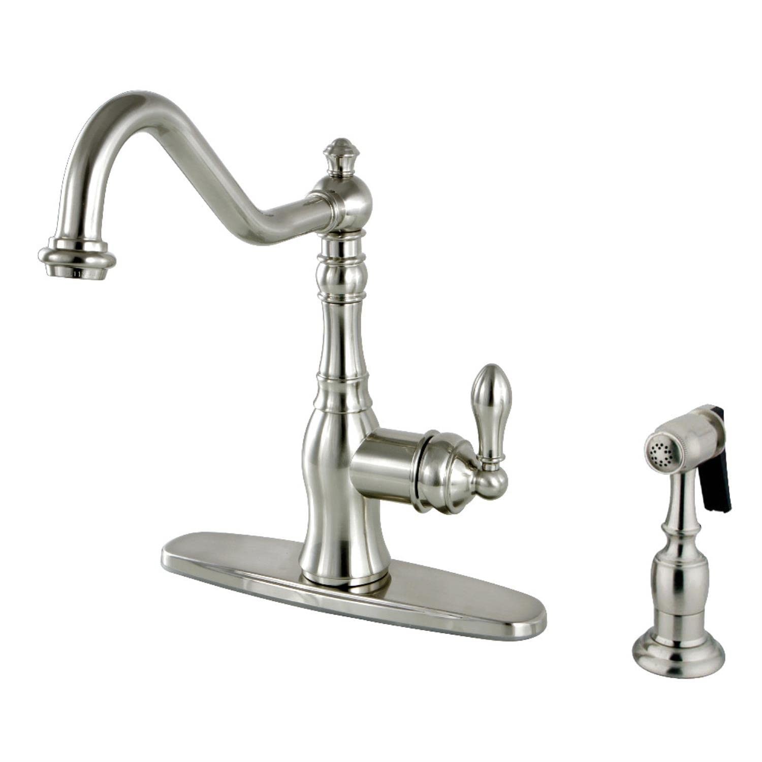 GSY7708ACLBS American Classic Single-Handle Kitchen Faucet with Brass Sprayer