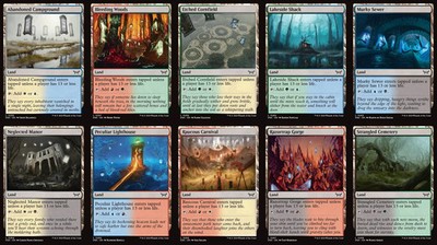 Duskmourn: House of Horror Dual Land set (1 each of 10) MTG Magic