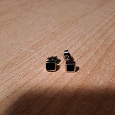 amor Ohrstecker Onyx schwarz