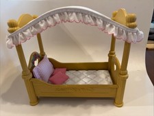 Fisher Price Briarberry Collection Bear Canopy Bed 1999 Mattel Used.