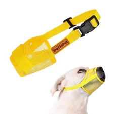 Dog Muzzle for Small Dogs   Soft Cotton Mesh, Adjustable Breathable Muzzle f...