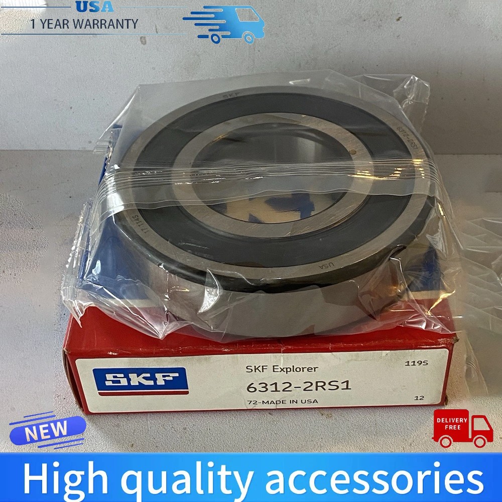 SKF 6312 2RS C3 60x130x31 mm DEEP GROOVE BALL BEARING RUBBER SEALED