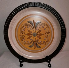 Vtg Electra Casual Ceram Chop Plate Platter 12.25” Plaza 8011 Stoneware Japan