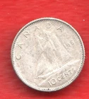 CANADA 10 CENTS 1968 SILVER