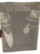 Elvis Costello Burt Bacharach Painted From Memory Window Cling Mercury Promo