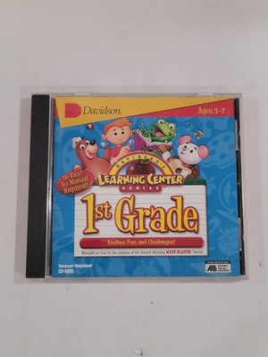 Davidson's Learning Center 1st Grade (PC CD-ROM, 1998)
