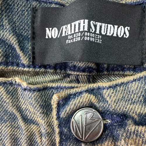 NO/FAITH STUDIOS ITALY VENICE CUT Jeans. Size Large - Picture 9 of 12