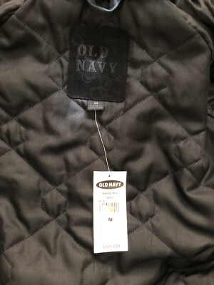 ジャケット・アウター 00s OLD NAVY wool blouson black L Old Navy Mens Sz XL Black Classic Wool Full Zip Bomber