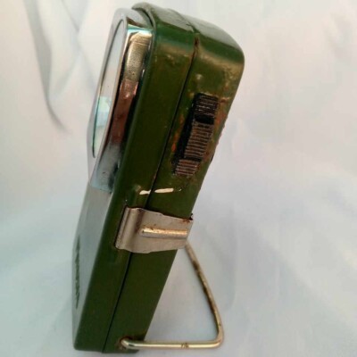 Lampe Torche Vintage Varta 659 - Verte - Fonctionne Avec Piles LR20 - Occasion