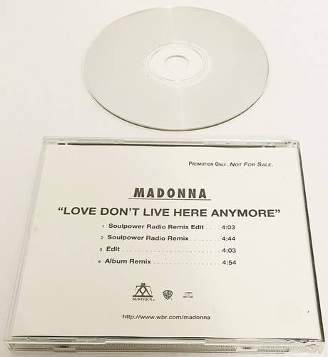 Madonna, Love Don’t Live Here Anymore, Single, Promo, CD, 1996 - 第 2/2 張圖片
