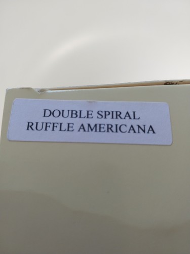2 Del Mar Knorr Candle Factory Beeswax Double Spiral Ruffle Americana Candles US - Picture 7 of 12