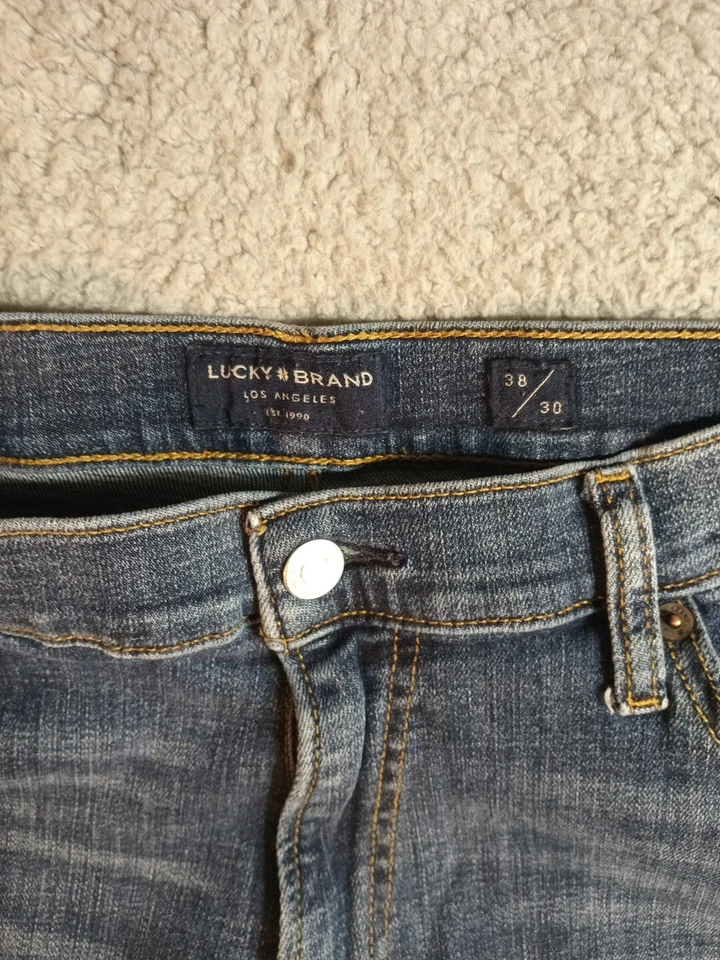 Lucky Brand Jeans 121 slim blue denim 32x32 men's 892 - Image 4 of 4