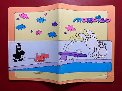 MORDILLO school notebook A5 squares Mondadori (1985) vintage copybook