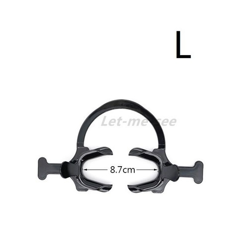 Dental Intraoral Cheek Lip Retractor Mouth Opener C-Shape with extention Black - Picture 4 of 20