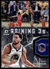 2021-22 Donruss Optic Raining 3s Klay Thompson G34 Golden State Warriors #15