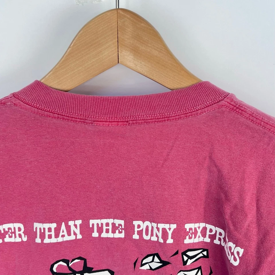 Camiseta De Colección 00S District Threads Para Hombre Talla M Rosa Aps Wranglers Preencogida Foto 4 de 4