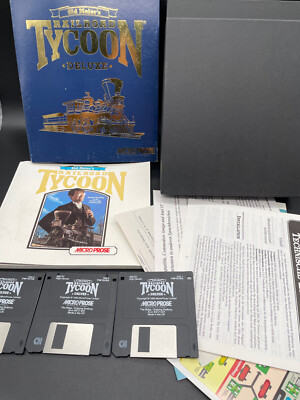 Railroad Tycoon Deluxe - German - MicroProse - PC / MS-DOS 3,5'' - BIG BOX - OVP