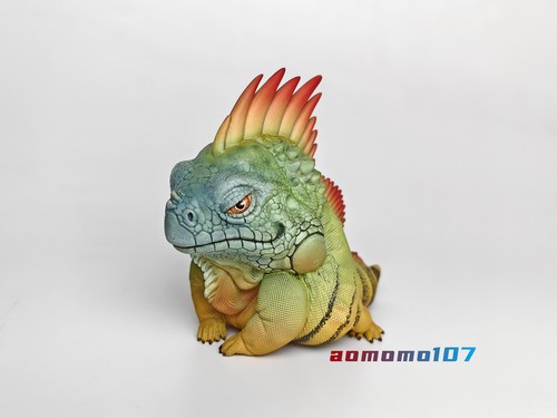 Figura comune resina di iguana verde iguana collezione lucertole rettili giocattolo limitata - Foto 4 di 8