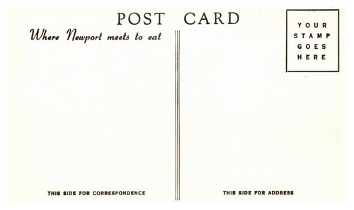 The Mile Post Restaurant Newport Rhode Island Postcard - Picture 2 of 2