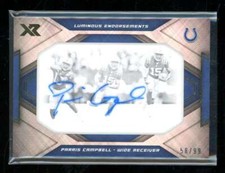 2019 Panini XR Parris Campbell Luminous Endorsements Autograph 58/99 Y2765